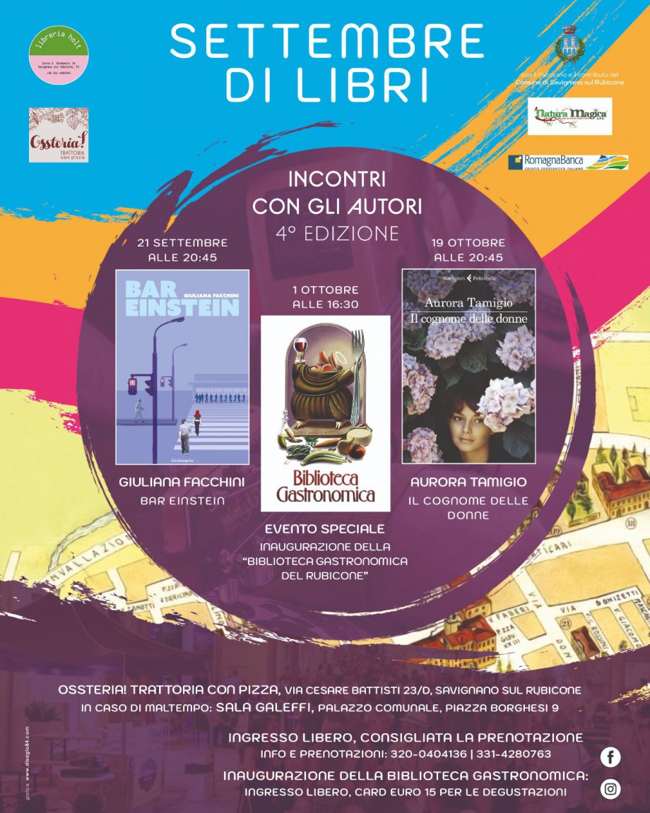 21 Settembre 19 Ottobre " SETTEMBRE DI LIBRI"