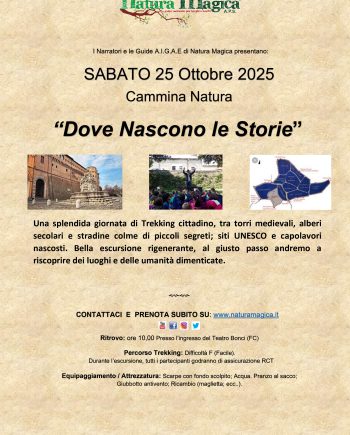25 Ottobre " Dove Nascono le Storie"